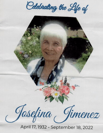Josefina Jimenez Obituary